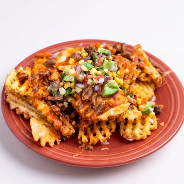 Carne Asada Waffle Fries.