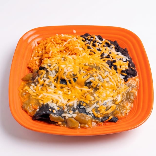 Blue Corn Enchiladas.